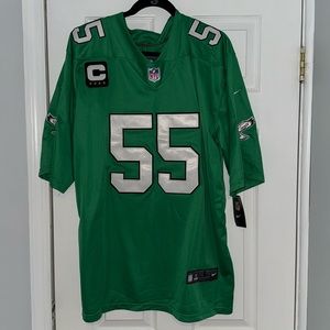 Eagles Kelly Green Graham Jersey Large